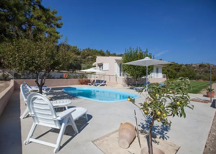 The Olive Grove Private Pool With Sea & Sunset Views Theológos