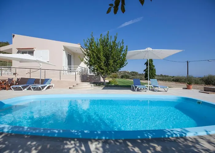 The Olive Grove Private Pool With Sea & Sunset Views * Theológos