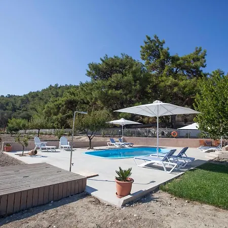 Villa The Olive Grove Private Pool With Sea & Sunset Views Theológos